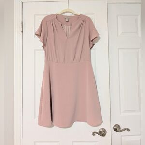 H&M Soft Pink Mini Dress